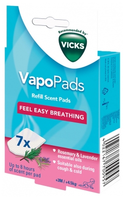 Vicks Tablettes Parfumées Lavandes et Romarin Vapopads Vbr7