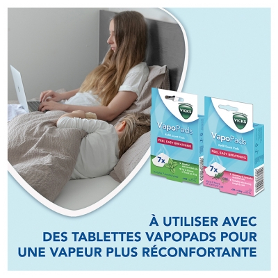 Vicks Inhalateur Vapeur Steam Inhaler Vh1300