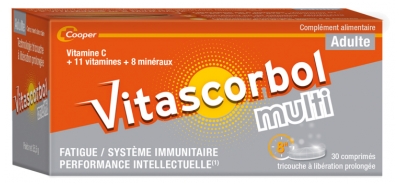 Vitascorbol Multi Adulte 30 Cpr