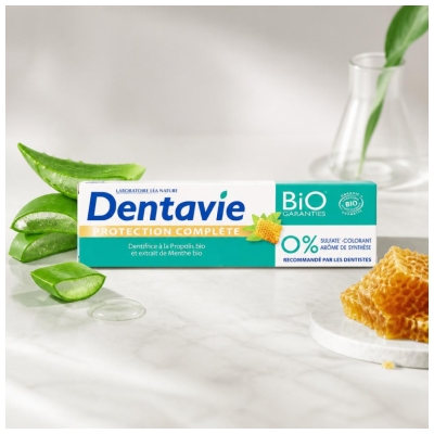 Dentavie Dentifrice Protection Complète Biologique 75 ML