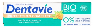 Dentavie Dentifrice Protection Complète Biologique 75 ML