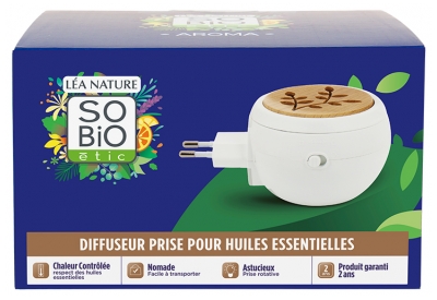 Léa Nature SO BIO étic Aroma Diffuseur Prise d'Huiles Essentielles 