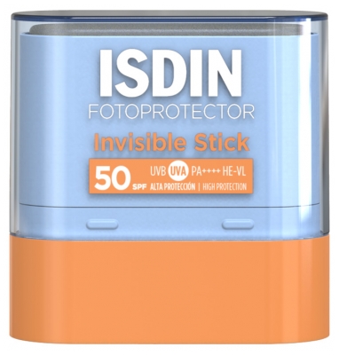 Isdin Fotoprotector Invisible Stick Protection Solaire Zones Sensibles SPF50 10 g