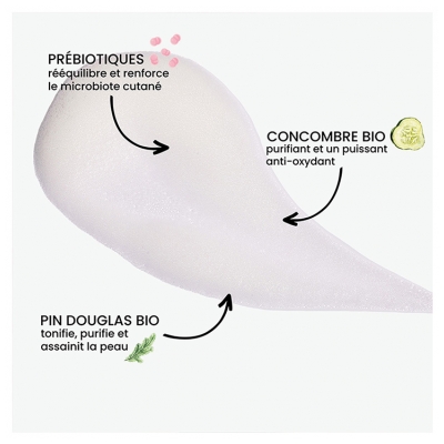 Pulpe de Vie Mousse Nettoyante au Concombre Purifiante Bio 125 ml