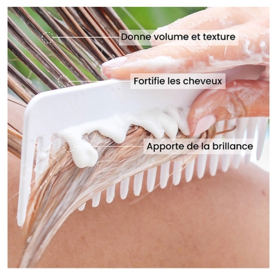 Pulpe de Vie Masque Capillaire Chanvre et Romarin Fortifiant et Démêlant 3en1 Bio 300 ml