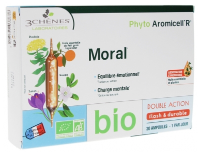 Les 3 Chênes Moral Équilibre Emotionnel Bio 20 Ampoules