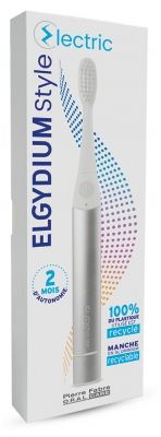 Pierre Fabre Oral Care Elgydium Style Electric – Brosse à Dents Électrique 1 U - Couleur : Argent