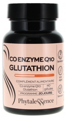 Phytalessence Co Enzyme Q10 Glutathion Programme 20 Jours - 40 Gélules