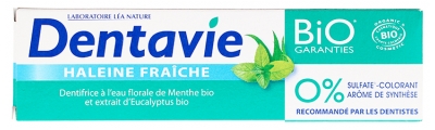 Dentavie Dentifrice Haleine Fraîche Biologique 75 ML
