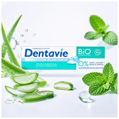 Dentavie Dentifrice Protection Blancheur Biologique 75 ML