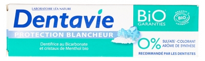 Dentavie Dentifrice Protection Blancheur Biologique 75 ML