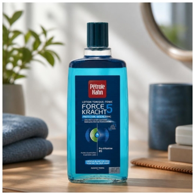 Pétrole Hahn Lotion Tonique Force 5 Protection Cheveux Blancs ou Gris 300 ml