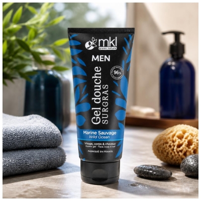 MKL Green Nature Men Gel Douche Surgras à la Marine Sauvage 200 ML