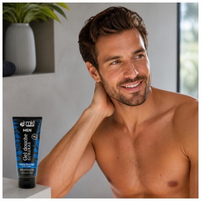 MKL Green Nature Men Gel Douche Surgras à la Marine Sauvage 200 ML