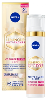 Nivea Cellular Luminous630 CC Fluide 3en1 Anti-Taches SPF30 40 ml