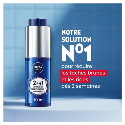Nivea Men Power Sérum Visage 2en1 Anti-Tâches & Anti-Âge SPF30 50 ml