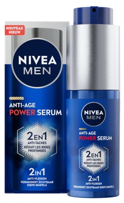 Nivea Men Power Sérum Visage 2en1 Anti-Tâches & Anti-Âge SPF30 50 ml