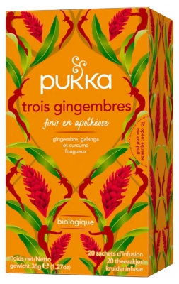 Pukka Infusion Bio 3 Gingembres 20 Sachets