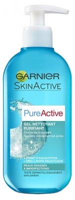 Garnier SkinActive Gel Nettoyant Purifiant Anti-Imperfection 200 ML