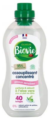 Biovie Assouplissant Concentré Aloe Vera pour Peaux Sensibles 1 Litre