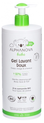 Alphanova Bébé Gel Lavant Doux Biologique 1 Litre
