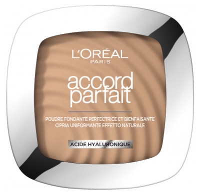 L'Oréal Paris Accord Parfait Poudre Fondante Perfectrice Bienfaisante 9 g - Teinte : 5D/5W Sable Doré