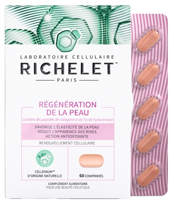 Richelet Régénération de la Peau Complément Alimentaire 60 Comprimés
