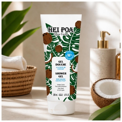 Hei Poa Gel Douche Pulpe de Coco 200 ML