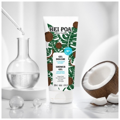 Hei Poa Gel Douche Pulpe de Coco 200 ML
