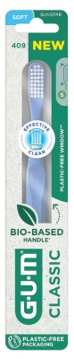 GUM Brosse à Dents Classic N° 409 - Couleur : Bleu