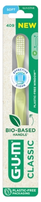 GUM Brosse à Dents Classic N° 409 - Couleur : Vert anis