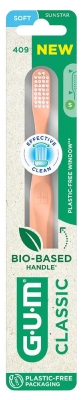 GUM Brosse à Dents Classic N° 409 - Couleur : Orange