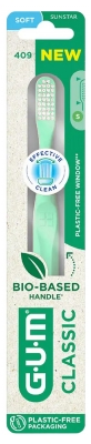 GUM Brosse à Dents Classic N° 409 - Couleur : Vert d'Eau