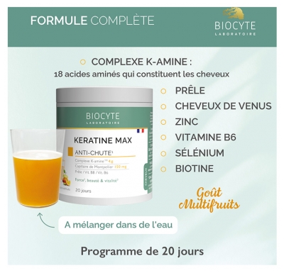 Biocyte Kératine Max Anti-Chute Cheveux 240 g
