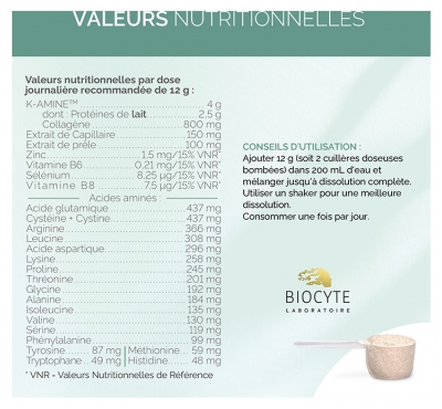 Biocyte Kératine Max Anti-Chute Cheveux 240 g
