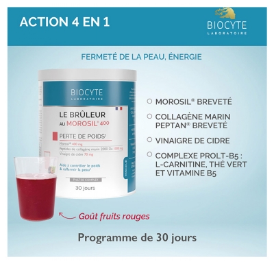 Biocyte Le Brûleur au Morosil 400 240 Grammes
