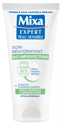 Mixa Soin Réhydratant Anti-Imperfections Peaux Sensibles à Imperfections 50 ml