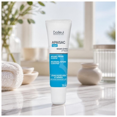 Apaisac Biorga Repair Baume Lèvres 15 ml