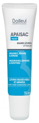 Apaisac Biorga Repair Baume Lèvres 15 ml