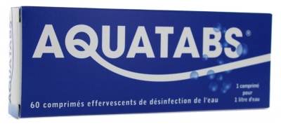 Aquatabs Purification de L'eau 60 Comprimés