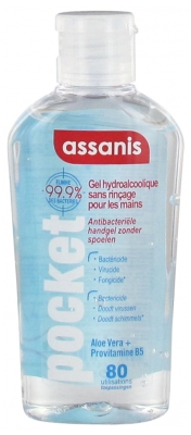 Assanis Limited Gel Antibactérien Vanille-Coco 80 ml