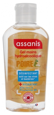 Assanis Limited Gel Antibactérien Vanille-Coco 80 ml - Senteur : Poire