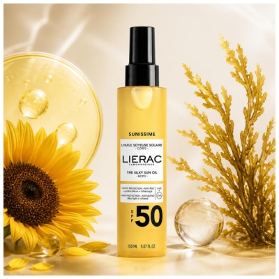 Lierac Sunissime L'Huile Soyeuse Solaire pour le Corps SPF 50 150 ML