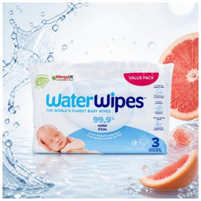 Waterwipes WaterWipes 3 x 60 Lingettes