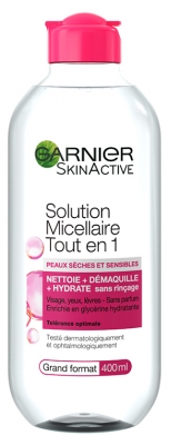 Garnier SkinActive Solution Micellaire Tout en 1 400 ML