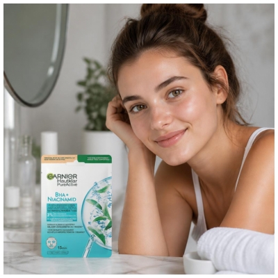 Garnier PureActive BHA + Niacinamid Masque Tissu Anti Imperfections 23 ML