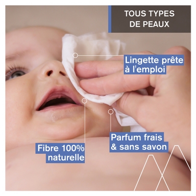Uriage 1Ères Lingettes d'Eau Nettoyante X70