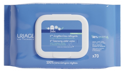 Uriage 1Ères Lingettes d'Eau Nettoyante X70