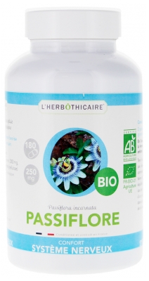 L'Herbôthicaire Poudre de Passiflore Bio 180 Gélules