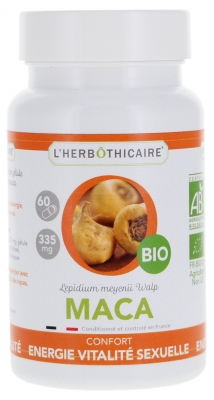 L'Herbôthicaire Poudre de Maca Bio 60 Gélules